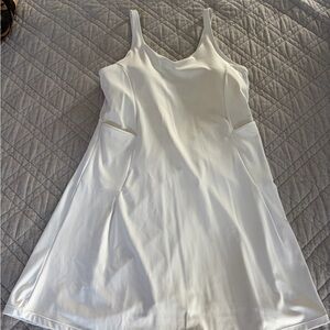 White Sleeveless Athletic Dress